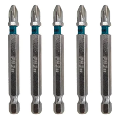 Ponta Bit Ph2 70mm Magnético Aço rápido Ponteira Parafusadeira Kit 5 peças Gross