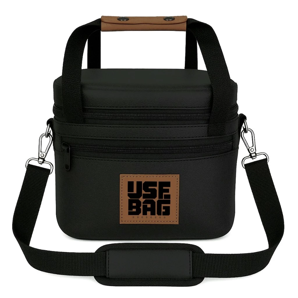 Bolsa Térmica Luxo Emborrachada Academia Viagem Camping Necessaire Lancheira Marmiteira Fitness