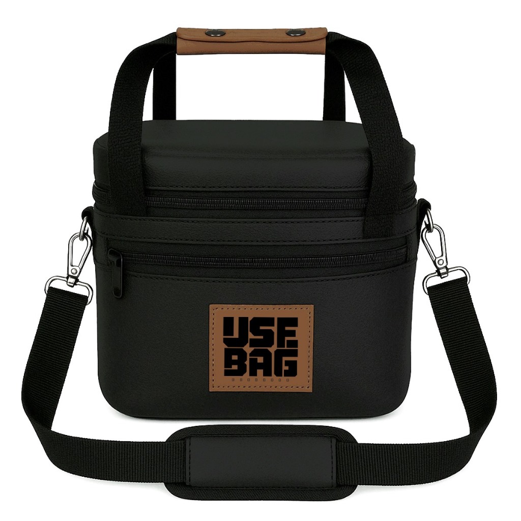 Bolsa Térmica Fitness Master Marmita Preto Lancheira Fitness Dieta em Oferta na Shopee