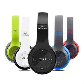 Fone P47 Headphone Sem Fio Estéreo Redução de Ruídos Bluetooth 5.0 Universal Cor aleatorio em Oferta na Shopee