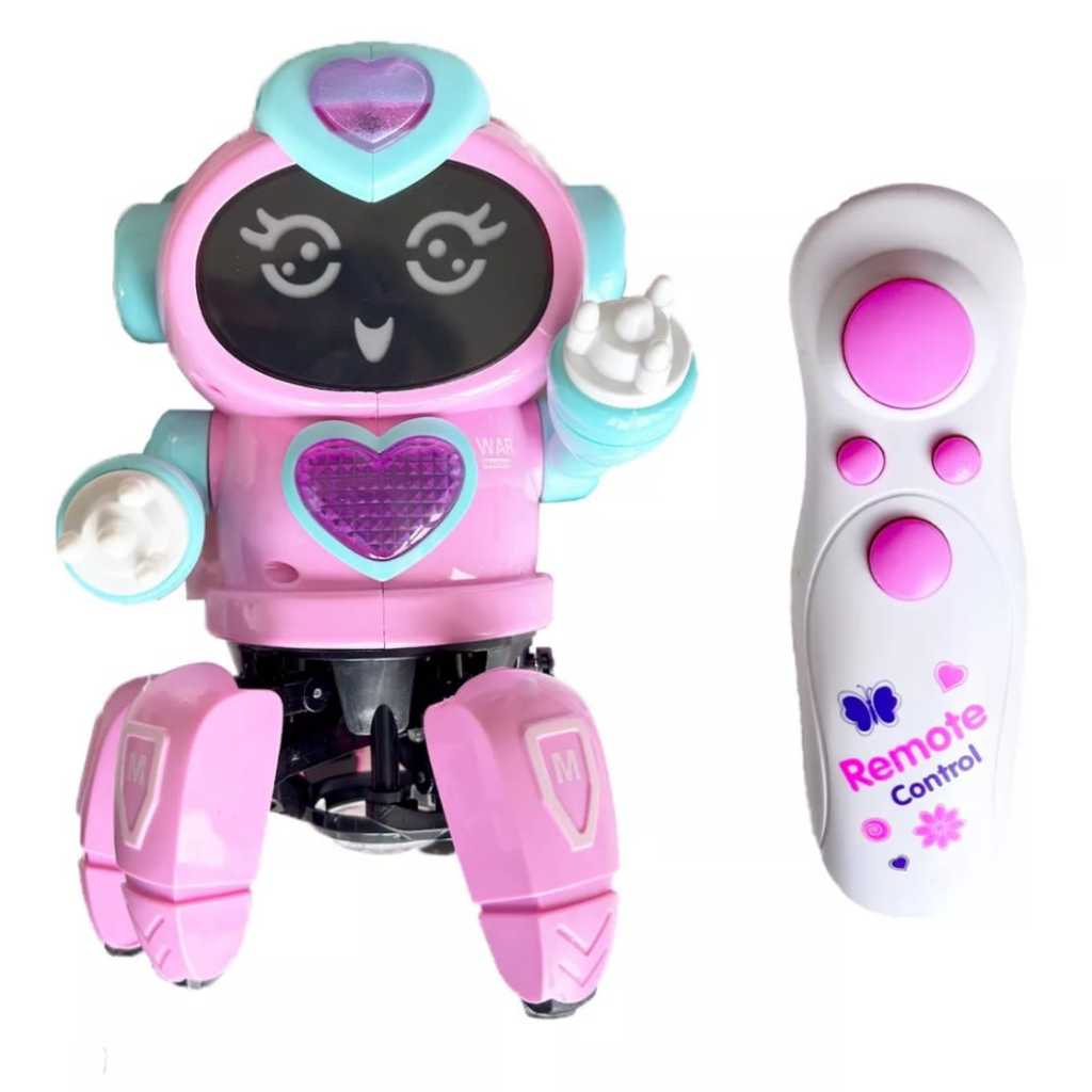 Boneca Brinquedo Robô Dançarina Com Movimento Musica E Luzes Coloridas Menina em Oferta na Shopee