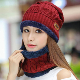 Touca e Cachecol Feminino e Masculino Unisex de Frio Quentinho Inverno Neve em Oferta na Shopee