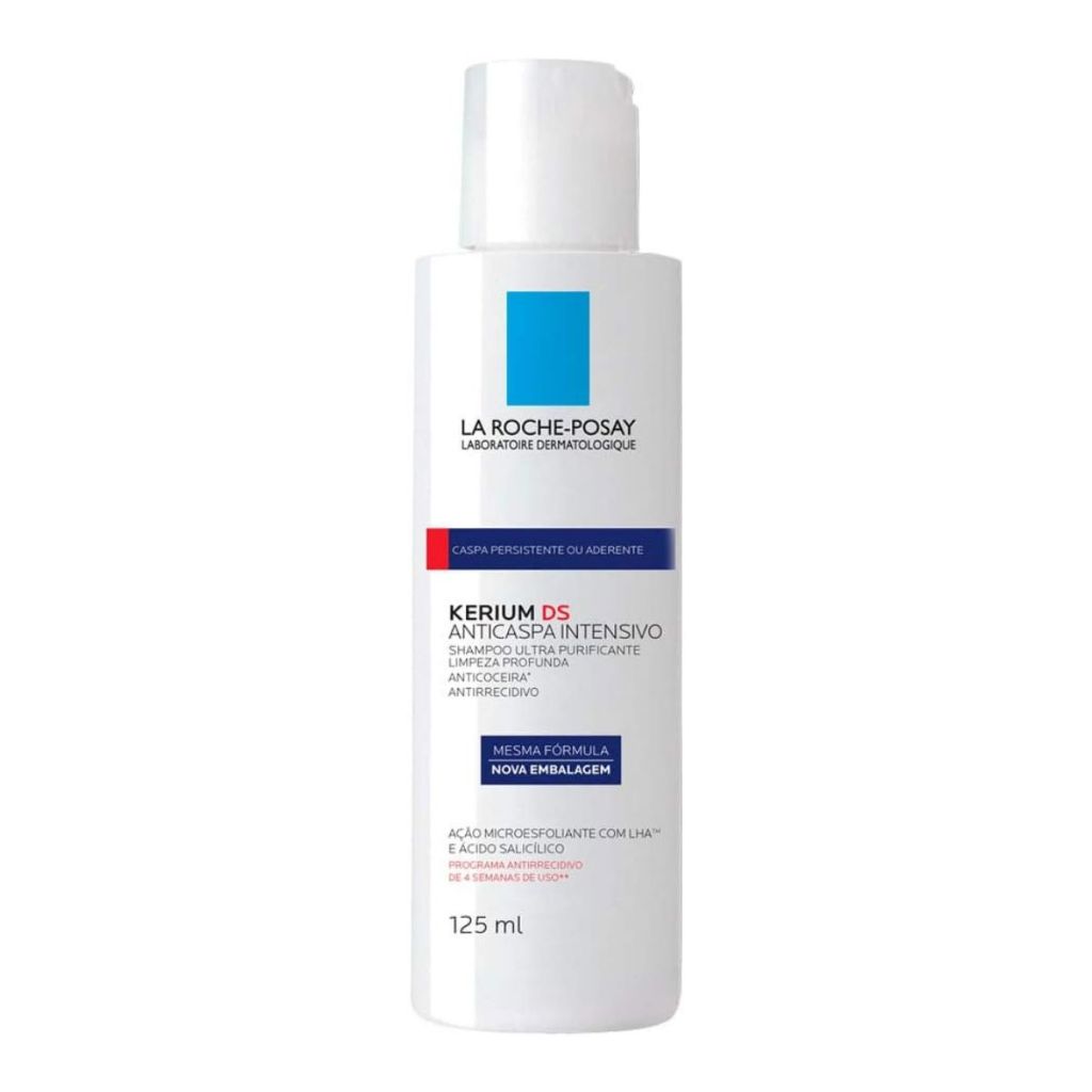 La Roche-Posay Kerium DS Shampoo Intensivo Anticaspa 125ml em Oferta na Shopee