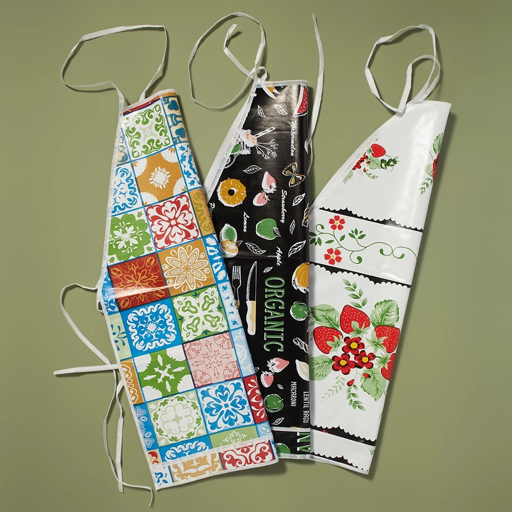 3 Aventais Grandes Cozinha Limpeza Impermeável Forrado - Conjuntos 3 Unidades