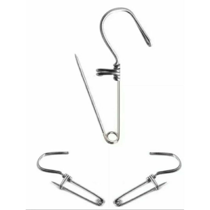 Alfinete passador de Fio para Tricô com Gancho - Ideal para Artesanato e Costura - 3 unidades em Oferta na Shopee