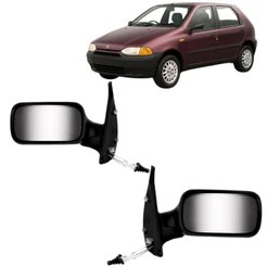 Par Retrovisor Palio 4 Portas 96 97 98 99 2000 Com Controle