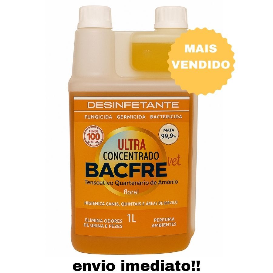 Desinfetante Bactericida Pet Ultra Forte  Elimina Maus Odores - Rende 100 Litros