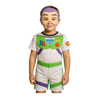 Fantasia Infantil Buzz Astronauta + Máscara em Oferta na Shopee