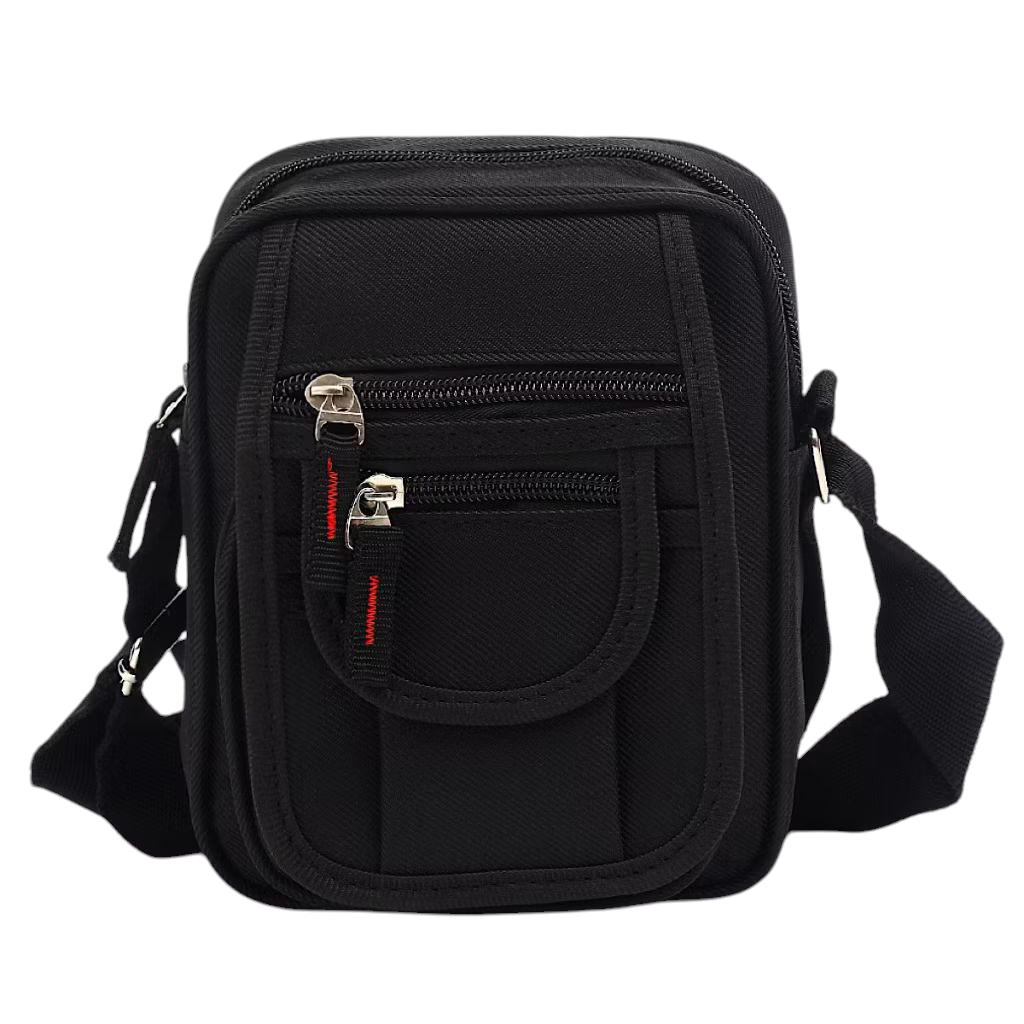 Bolsa Shoulder bag Transversal Pochete masculino Com Zíper e Alça Regulável Unissex em Oferta na Shopee