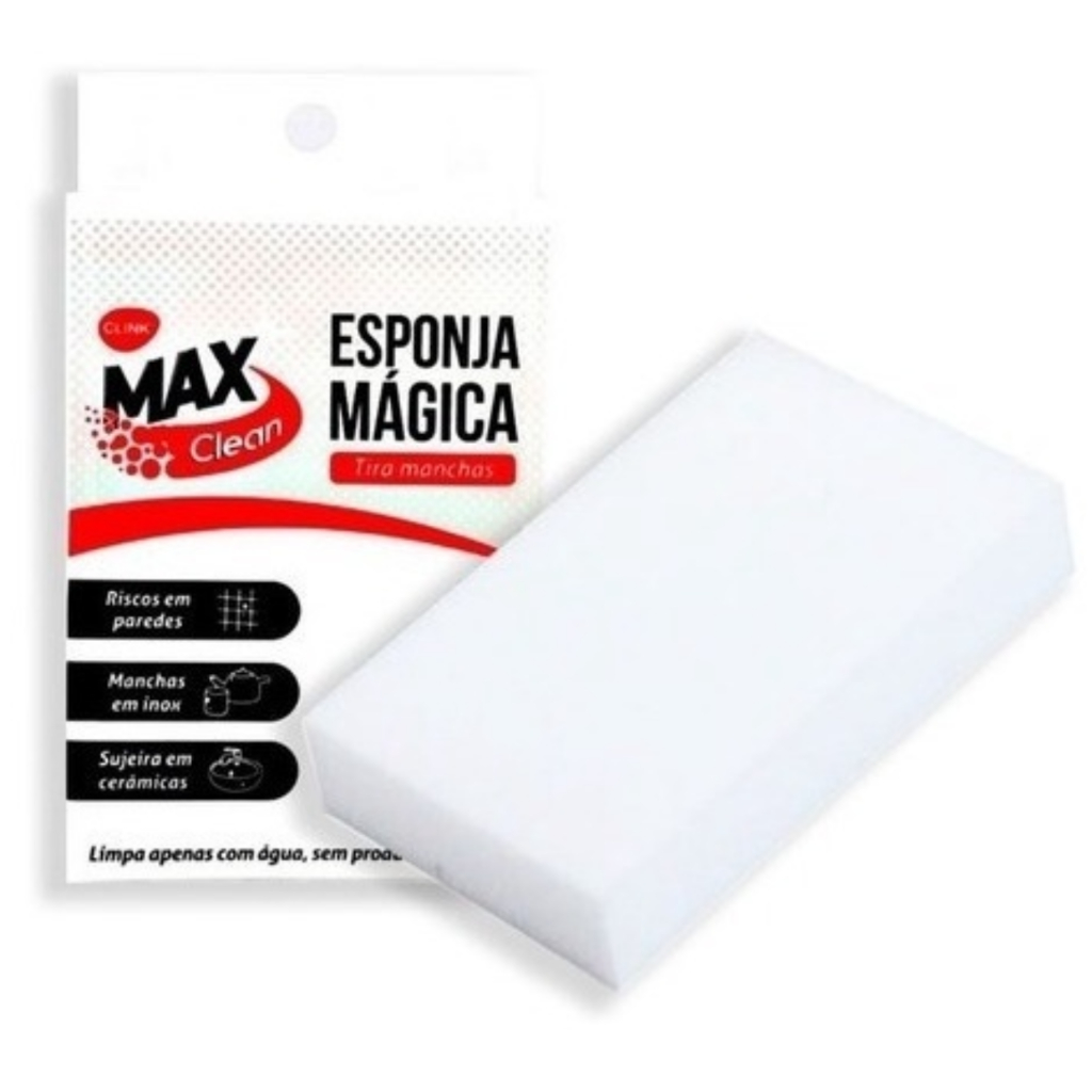 Esponja Mágica Melamina Importada Limpa Tudo Esponja Mágica Melamina Importada Limpa Tudo