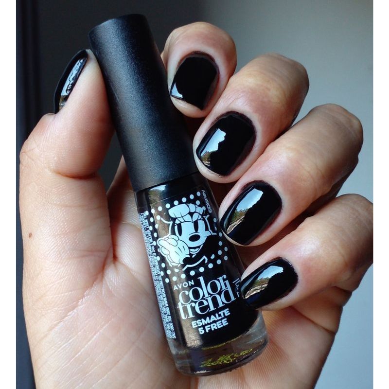 Esmalte Preto Era Uma Vez Coleção Disney Color Trend Avon
