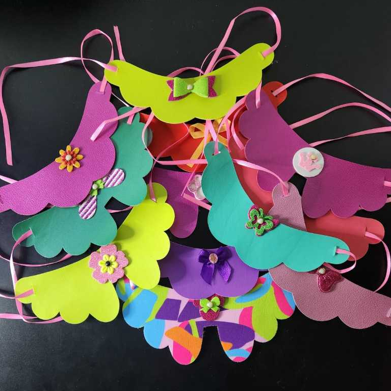 100 Gargantilhas Pet G  Banho E Tosa Pet Laço Pescoço Pet Cachorro Pet Shop