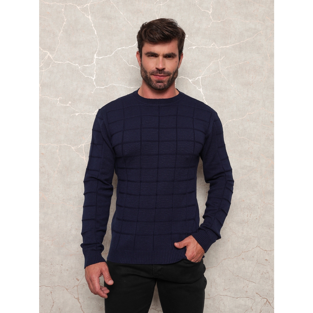 [21:02, 22/04/2025] ‎未知: SUÉTER MASCULINO DETRICÔ MODAL NERVURA NOVO COLEÇÃO 003