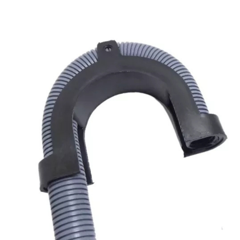Suporte Curva  da Mangueira Saída Drenagem Lavadora Roupa Electrolux Brastemp
