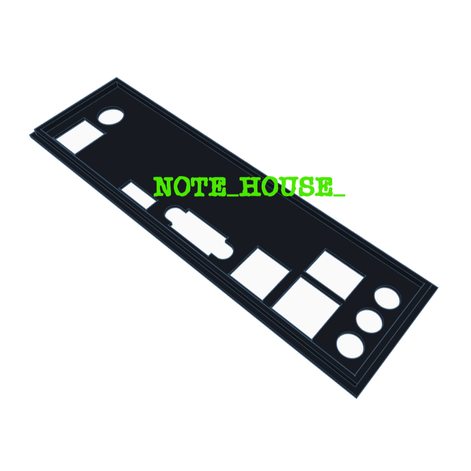 Espelho Backplate Placa Mãe Login Log-h310m-g - Frete Grátis com cupom