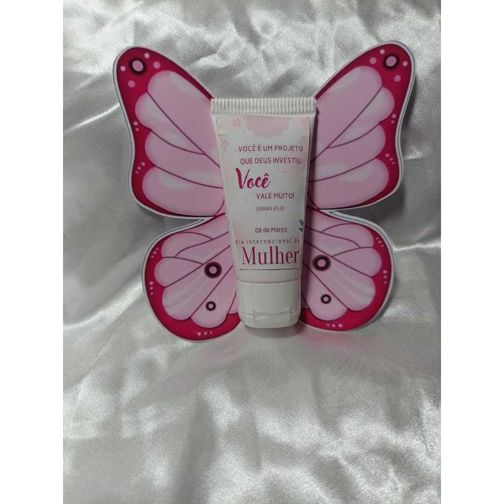 mini creme hidratante de lembrancinha personalizável - ideal para o dia das mães