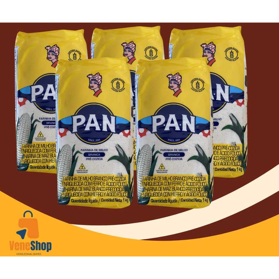 Harina PAN Blanca / Farinha PAN Branca 5 Kg