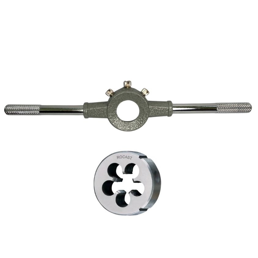 PORTA COSSINETE 1 POLEGADA + COSSINETE MANUAL AÇO LIGA M5 X 0,8 - ANSI - ROCAST