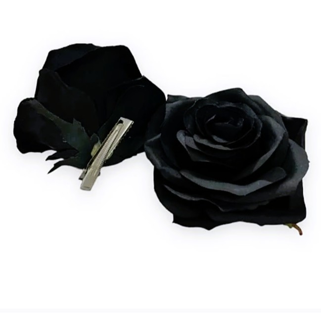 Presilha de Cabelo Flor /Rosa Preta / Vermelha  - Cigana /Pombogira