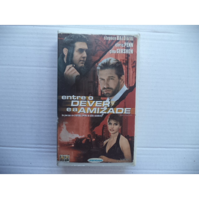 Fita Vhs Entre O Dever e a Amizade Original Legendado Stephen Baldwin Chris Penn Gina Gershon