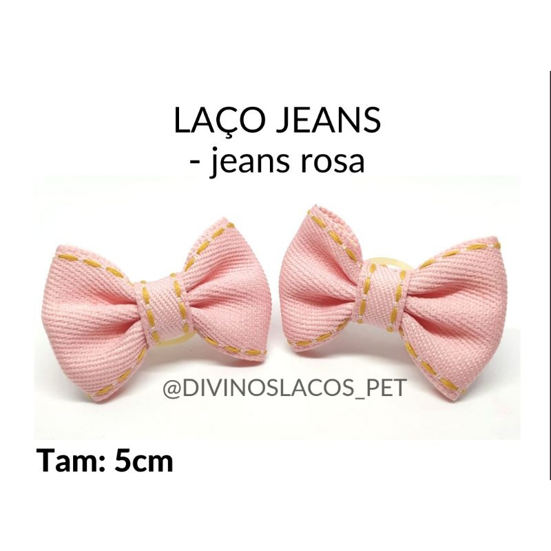 Laço pet Jeans