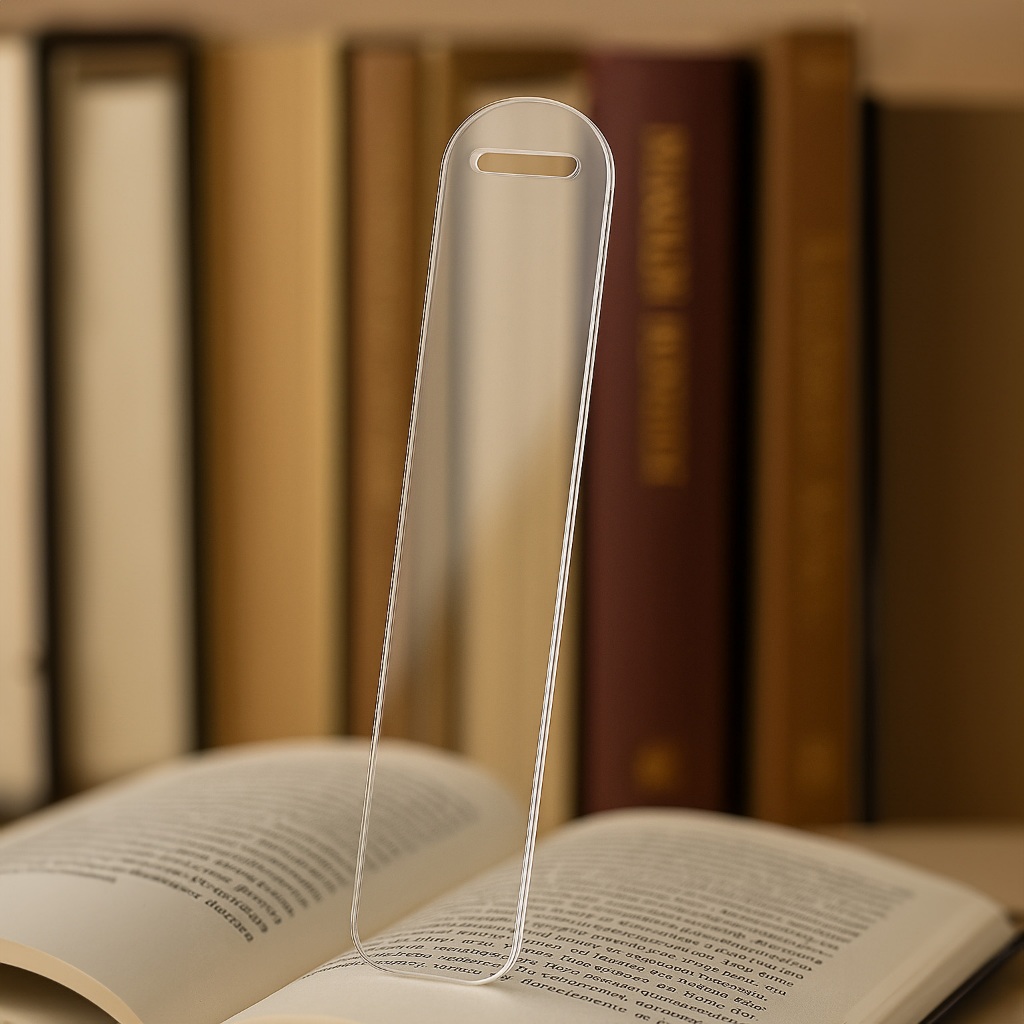 Kit 10 unidades - Marca Página 14x3cm em Acrílico 2mm para Personalização Artesanato - DIY - Faça Você mesmo