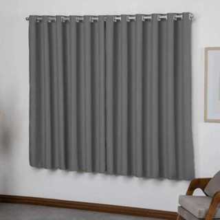 Cortina Blackout 2,20 x 1,35  varias cores para quarto cozinha sala ou qualquer ambiente 100% Poliéster Tecido em Oferta na Shopee