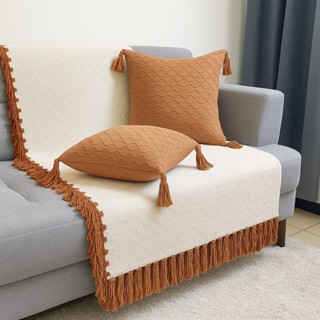 Manta Xale Tranças Geometrica Boho Moderna Peseira Rústica 1,60M x 1,60M