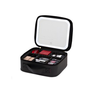 MORINA Bolsa Maleta Maquiagem Grande Com Espelho LED Organizador de Beleza Várias cores disponíveis em Oferta na Shopee