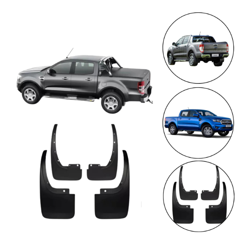 Jogo 4Pçs Apara Barro Ford Limited Storm Ranger XL XLS XLT 2020 A 2023