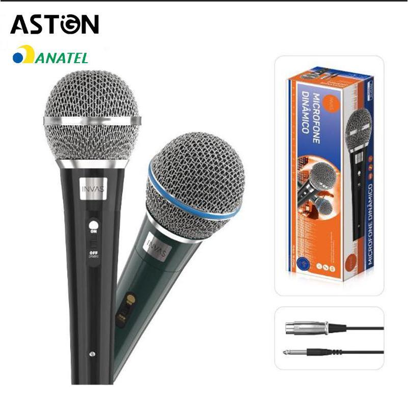 Astgn X Basike Microfone de karaoke dinâmico profissional - Audio