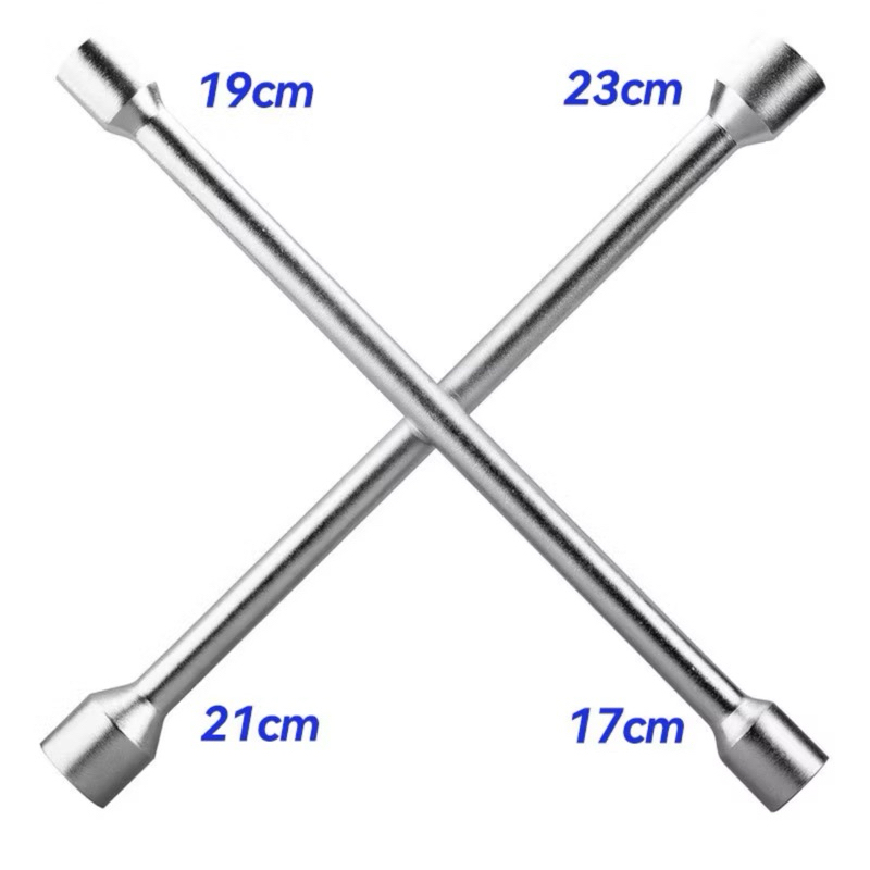 Chave de Roda Cruz 17mm 19mm 21mm 23mm