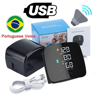 Monitor De Pressão Arterial De Pulso Recarregável Alta BP Esfigmomanômetro Moby em Oferta na Shopee