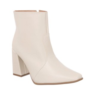 Bota Coturno Feminina Stessy Shoes Salto Alto Bloco Bico Quadrado Stessy Shoes Confortável Promoção em Oferta na Shopee