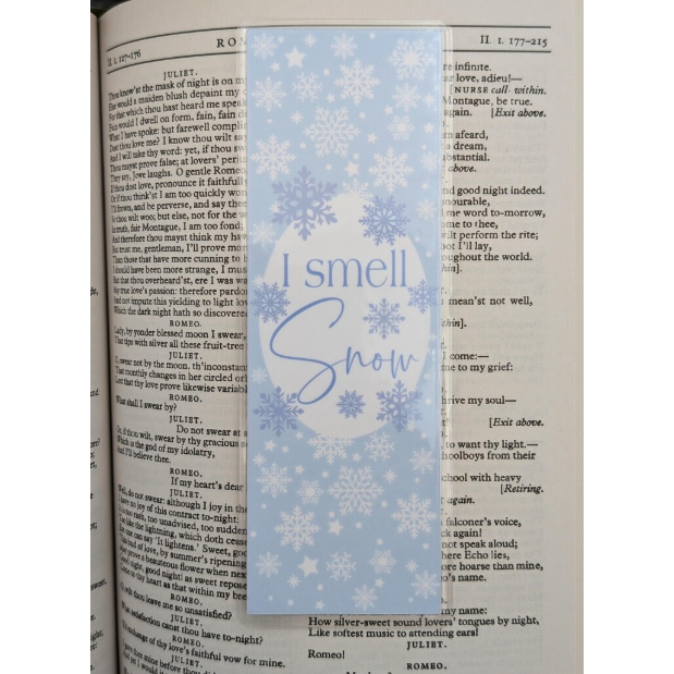 Marca Páginas Boomark Stars Hollow Gilmore Girls Livros Literatura Tal Mãe Tal Filha I Smell Snow