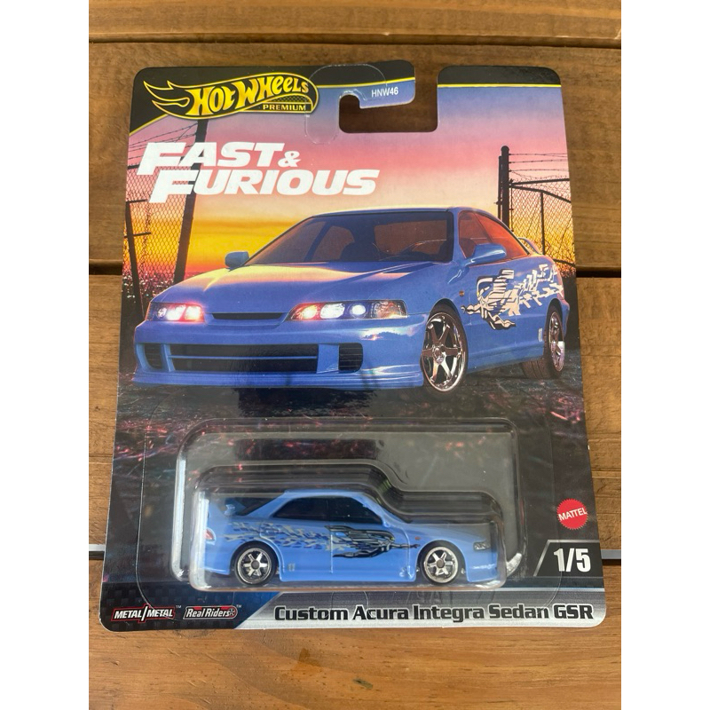 Hot Wheels Premium - Custom Acura Integra Sedan GSR - Fast and Furious - Velozes e Furiosos - Mia Toretto