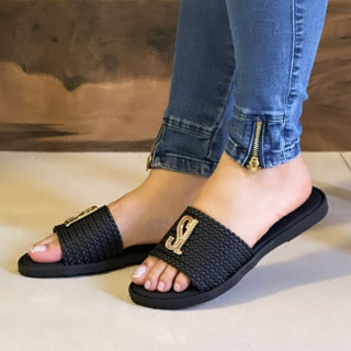 Sandalia Chinelo Feminina Casual Slide Delicada Confortável em Oferta na Shopee