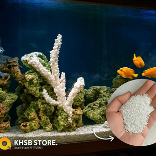 substrato aragonita para ciclideos, marinho - N1 2kg em Oferta na Shopee