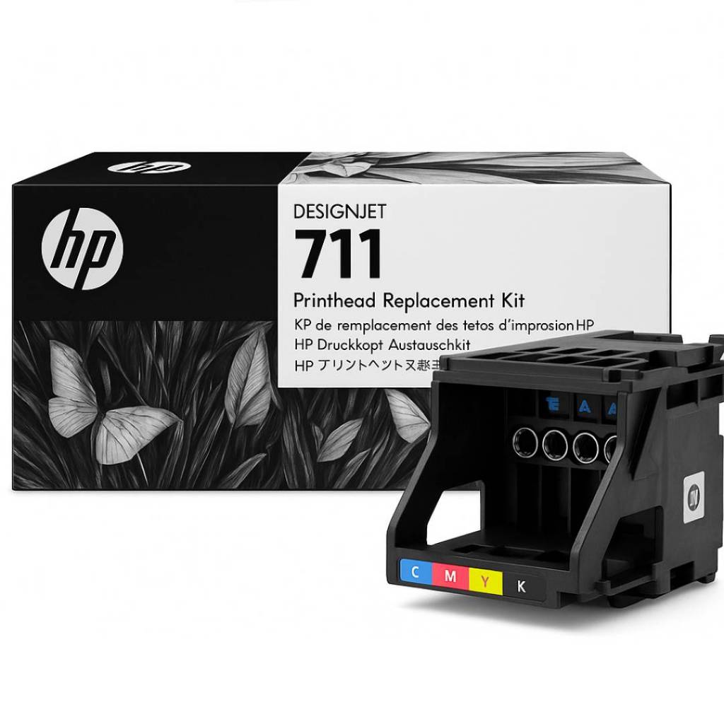 Kit Cabeça De Impressão Hp 711 T120 520 130 Original C1Q10A