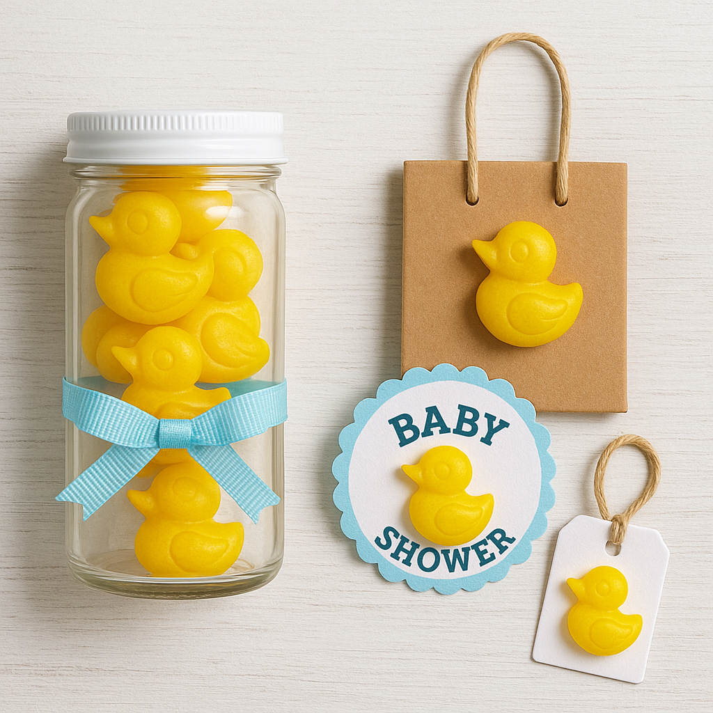 100 Lembrancinhas Patinhos amarelos Sabonetes Perfumados para chá de bebe aniversários cha revelação Patinho