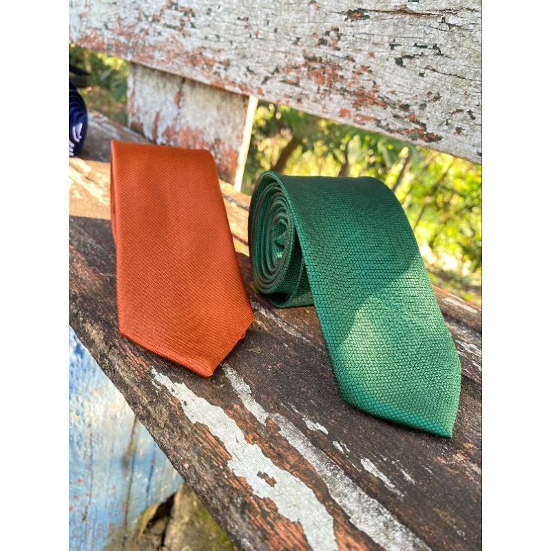 Gravata Social Masculina Cores terra cota, Verde Oliva.