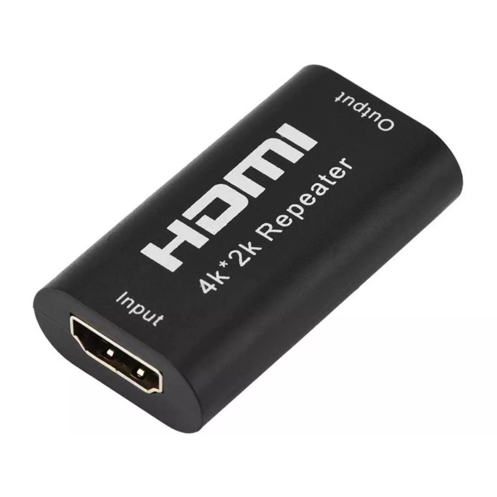 Adaptador Extensor Repetidor Amplificador Hdmi Femea 4k 2k