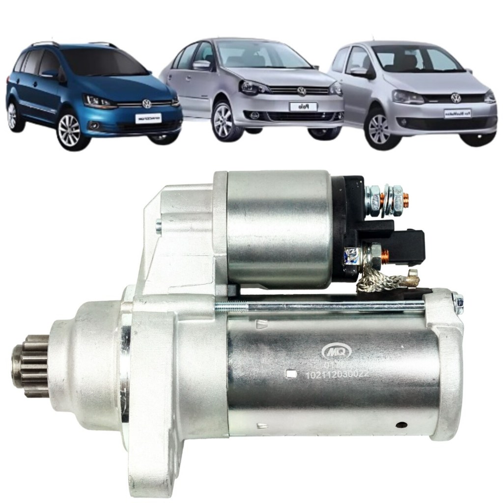 MOTOR DE PARTIDA VW GOL G5 G6 1.0/1.6 2008/ FOX POLO 11 DENTES em Oferta na Shopee