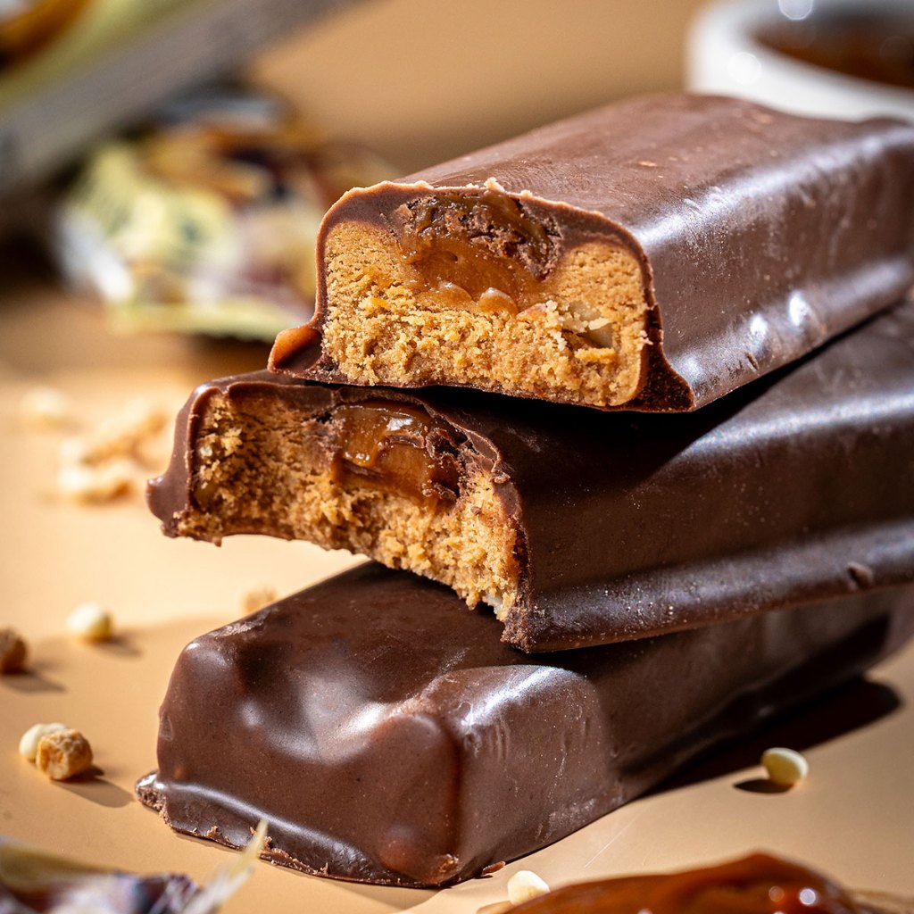WiseBar Barra de proteína 12un Choc. Amendoim doce de leite