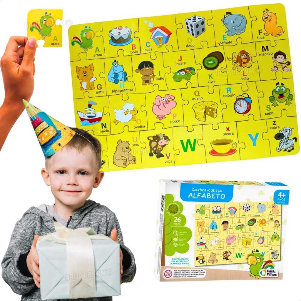 Puzzle Infantil 4 Anos: Onde Comprar | BuscaProdutos