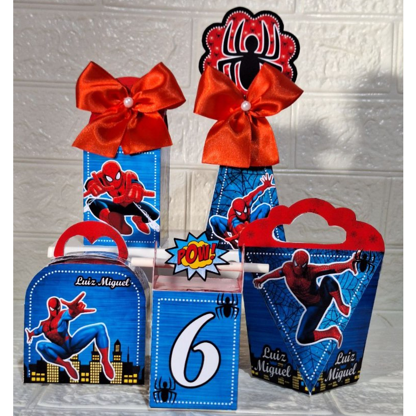Lembrancinhas Homem Aranha/ kit festa PEGUE E MONTE Homem Aranha/ Personalizados Homem Aranha