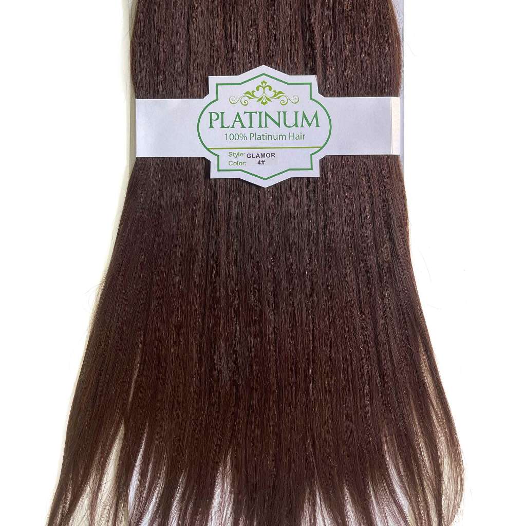 Cabelo 50% Humano 50% Orgânico - Platinum Novo Glamor - 300g — imagem 2 de 2
