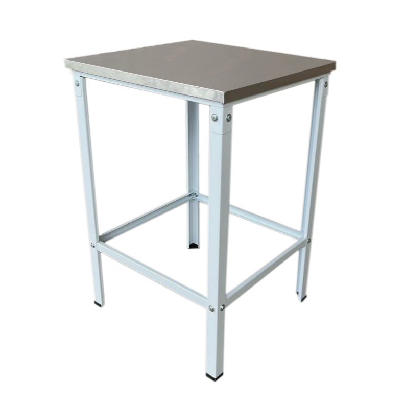 Mesa De Serviço Bancada Apoio Inox 58x55 para Cozinha Restaurante Padaria Industria