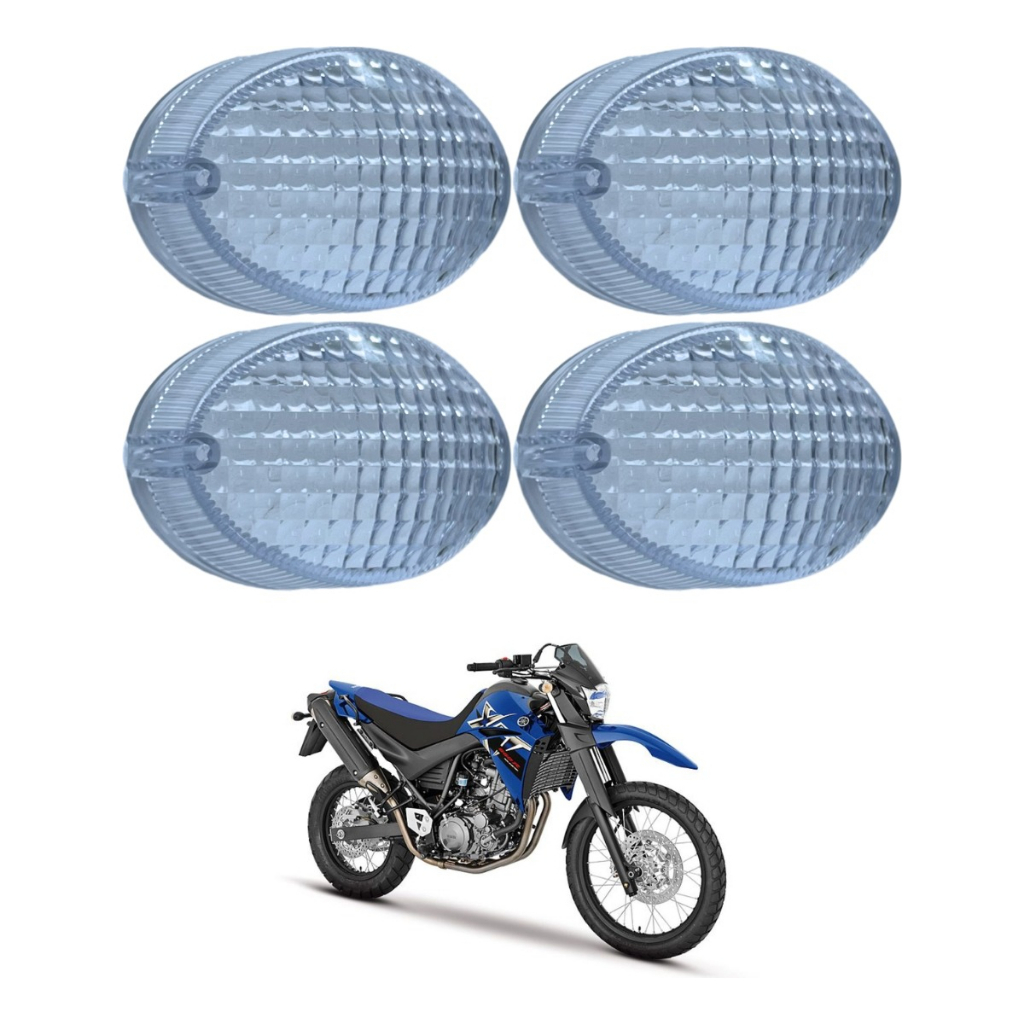 Kit 4 Lente Seta Pisca Yamaha Xt 660 R 600r 2005 A 2018