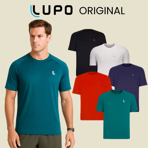 Camiseta Dry Fit Masculina Lupo Sport Performance Academia Treino Presente Dia dos Namorad...